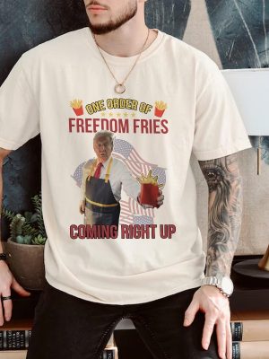 Trump Mcdonald Shirt Pennsylvania Maga Trump 2024 Shirt Gifts For Republican Fast Food Trump Fries Making Fries Presidential Election Tee revetee 7