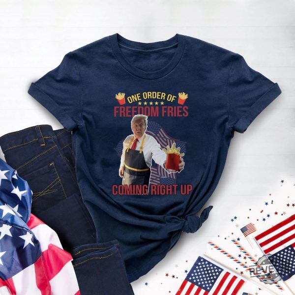 Trump Mcdonald Shirt Pennsylvania Maga Trump 2024 Shirt Gifts For Republican Fast Food Trump Fries Making Fries Presidential Election Tee revetee 8