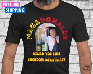 Funny Trump Shirt Magadonalds Mcdonald Shirt Pennsylvania Trump 2024 Shirt Trump 2024 Shirt Trump Vance 2024 Maga Trump Merch Trump Gift revetee 5