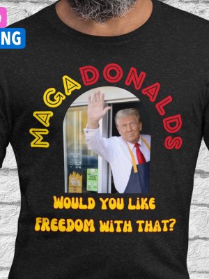 Funny Trump Shirt Magadonalds Mcdonald Shirt Pennsylvania Trump 2024 Shirt Trump 2024 Shirt Trump Vance 2024 Maga Trump Merch Trump Gift revetee 5