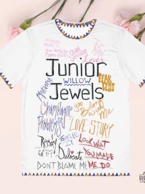 Junior Jewels Ft The Eras Tour Movie Setlist All Over Print Tee Unisex Cut Junior Jewels Shirt Hoodie Sweatshirt revetee 5