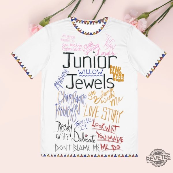 Junior Jewels Ft The Eras Tour Movie Setlist All Over Print Tee Unisex Cut Junior Jewels Shirt Hoodie Sweatshirt revetee 5