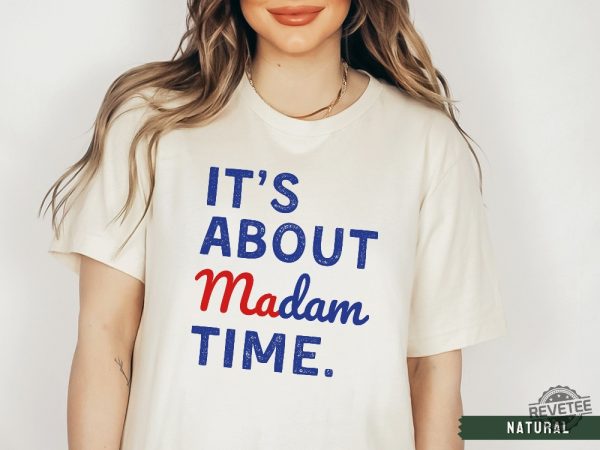 Madam President 2024 Election Shirt Womens Vote Shirt Democrat Voting Shirt Presidential Election Tshirt Kamala Harris Tshirt Hoodie Sweatshirt revetee 1