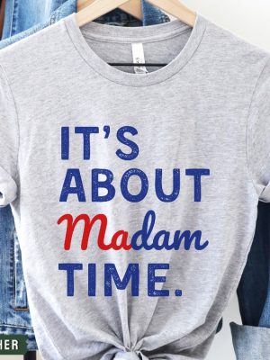 Madam President 2024 Election Shirt Womens Vote Shirt Democrat Voting Shirt Presidential Election Tshirt Kamala Harris Tshirt Hoodie Sweatshirt revetee 3