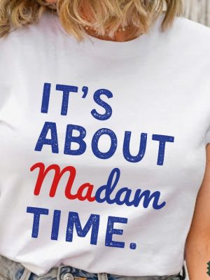 Madam President 2024 Election Shirt Womens Vote Shirt Democrat Voting Shirt Presidential Election Tshirt Kamala Harris Tshirt Hoodie Sweatshirt revetee 4