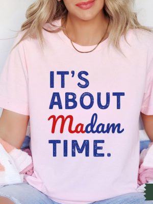 Madam President 2024 Election Shirt Womens Vote Shirt Democrat Voting Shirt Presidential Election Tshirt Kamala Harris Tshirt Hoodie Sweatshirt revetee 5