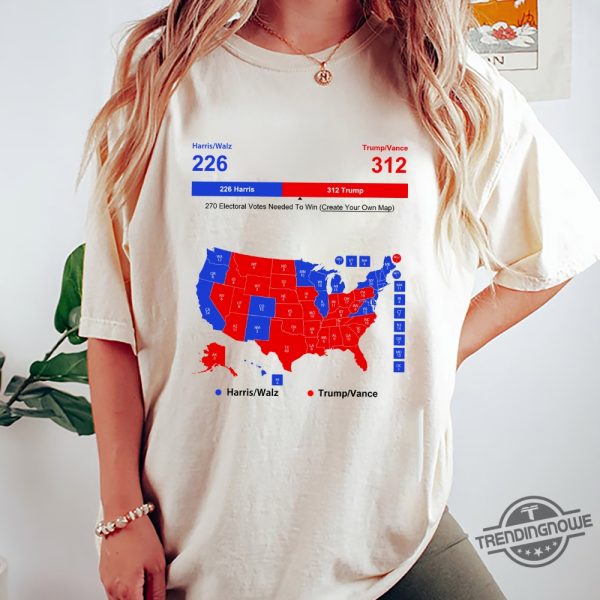 Presidential Election Map 2024 Shirt Show Your Political Interest With Style trendingnowe 3