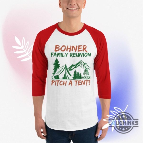 bohner family reunion shirt agatha all along billy maximoff shirt agatha harkness pitch a tent 34 sleeve raglan shirt for kids adults laughinks 7 1