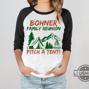 bohner family reunion shirt agatha all along billy maximoff shirt agatha harkness pitch a tent 34 sleeve raglan shirt for kids adults laughinks 9 1