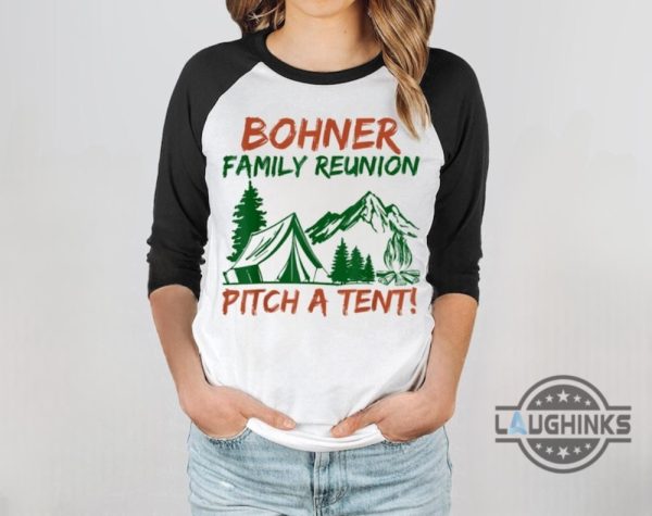 bohner family reunion shirt agatha all along billy maximoff shirt agatha harkness pitch a tent 34 sleeve raglan shirt for kids adults laughinks 9 1