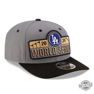 La Dodgers Lcs Champs 9Seventy Stretch Cap Los Angeles Dodgers New Era 2024 National League Champions Locker Room 9Seventy Stretch Hat revetee 3