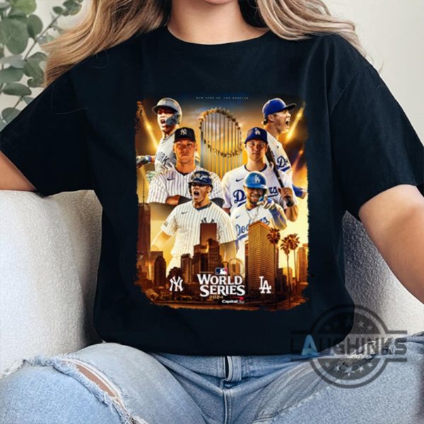 world series la dodgers t shirt sweatshirt hoodie los angeles 2024 national league champions baseball graphic tee laughinks 2 1