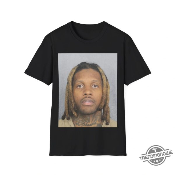 Lil Durk Mugshot Shirt Unique Apparel For Rap Fans trendingnowe 1