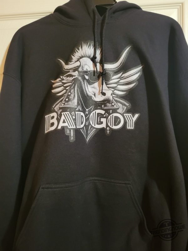 Bad Goy Bg Funky Cow Hoodie Standout Hoodie With A Unique Design trendingnowe 1