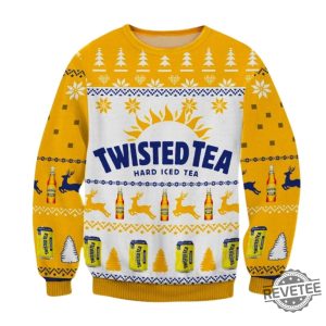 Christmas Twisted Tea Ugly Sweater Christmas Drinking Shirt Twisted Tea Lover Christmas Crewneck Sweater Holiday Xmas Sweater Twisted Tea Shirt revetee 2