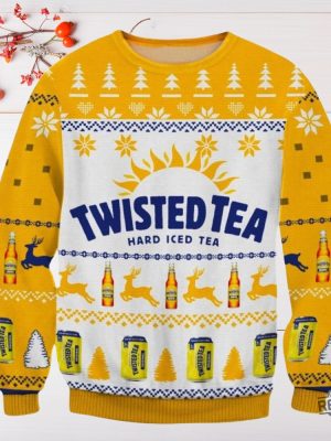 Christmas Twisted Tea Ugly Sweater Christmas Drinking Shirt Twisted Tea Lover Christmas Crewneck Sweater Holiday Xmas Sweater Twisted Tea Shirt revetee 3