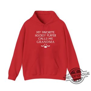 Womens My Favourite Hockey Player Calls Me Grandma T Shirt Perfect Fan Gear For Proud Hockey Grandmas trendingnowe 3