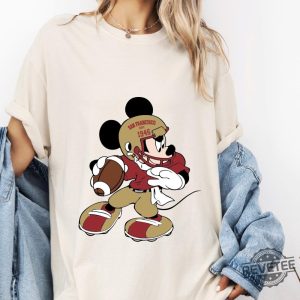 San Francisco 49Ers Mickey Mouse T Shirt Hoodie Sweatshirt Disney Football Tee T Shirt Unique revetee 2