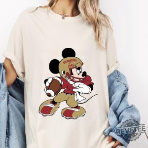 San Francisco 49Ers Mickey Mouse T Shirt Hoodie Sweatshirt Disney Football Tee T Shirt Unique revetee 4