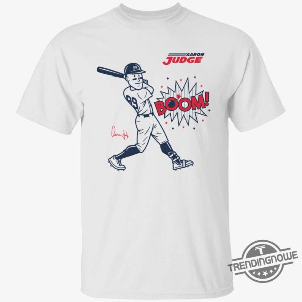 Big Aaron Judge Brings The Boom Shirt Celebrate The Power Hitter With This Graphic Tee trendingnowe 2