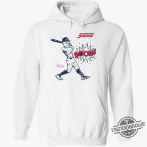 Big Aaron Judge Brings The Boom Shirt Celebrate The Power Hitter With This Graphic Tee trendingnowe 3