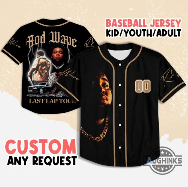 personalized rod wave baseball jersey shirt custom rod wave team outfit gift for men women kids youth laughinks 1 1