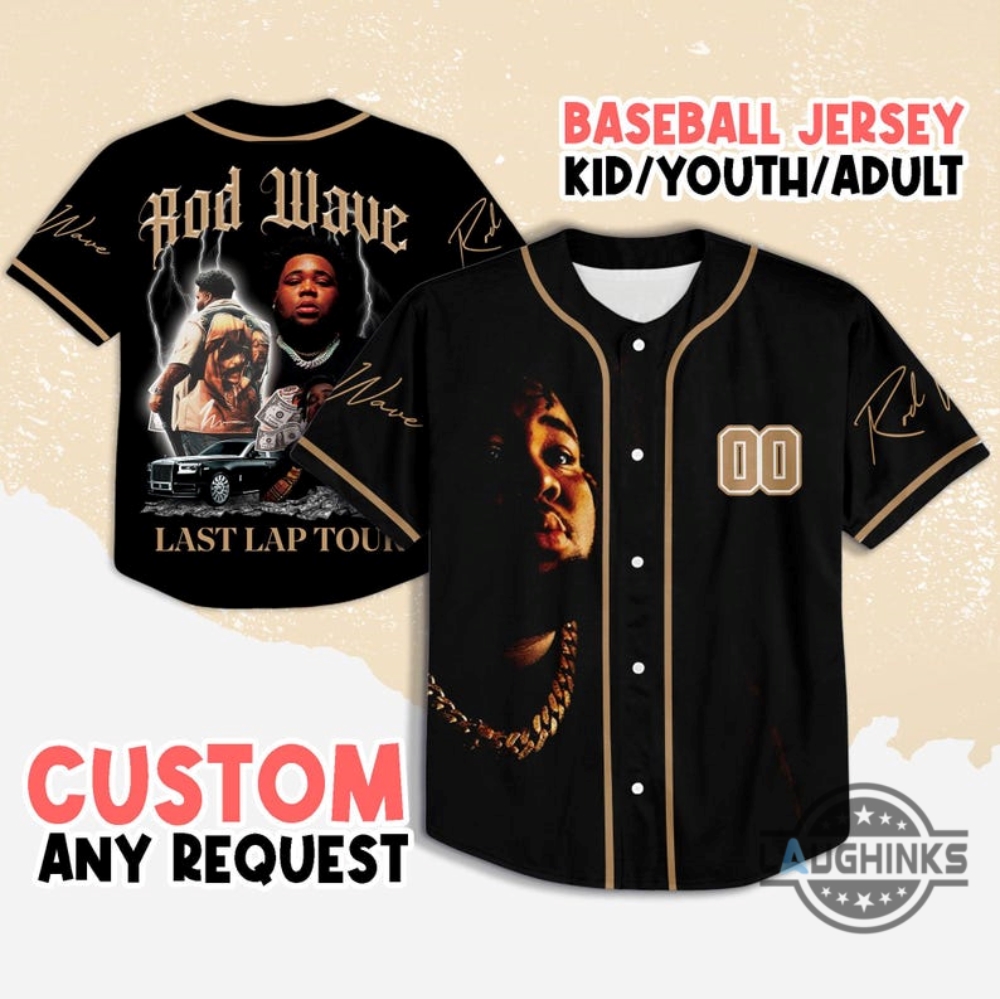 Personalized Rod Wave Baseball Jersey Shirt Custom Rod Wave Team Outfit Gift For Men Women Kids Youth