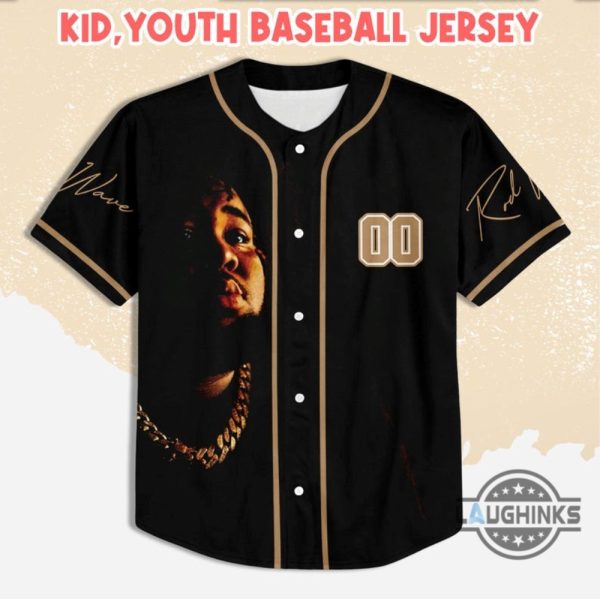 personalized rod wave baseball jersey shirt custom rod wave team outfit gift for men women kids youth laughinks 2 1