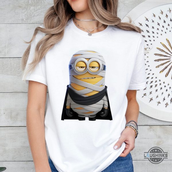 minion shirt minions art halloween creepy pumpkin cosplay funny family group matching costumes laughinks 4