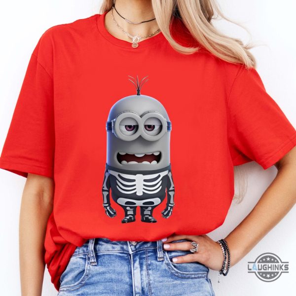 minion shirt minions art halloween creepy pumpkin cosplay funny family group matching costumes laughinks 6