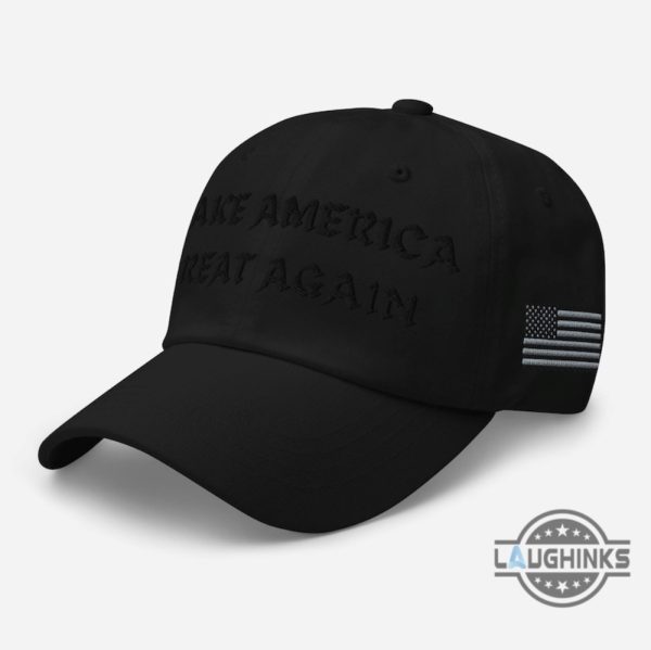 elon musk dark gothic maga hat make america great again embroidered dad hat baseball cap donald trump musk 2024 dark maga hats laughinks 5