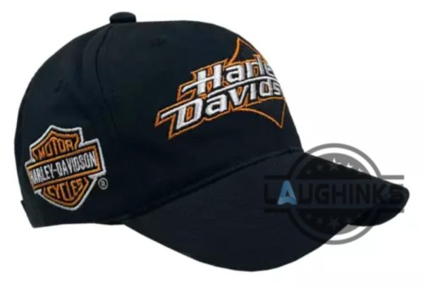 harley davidson embroidered baseball hat