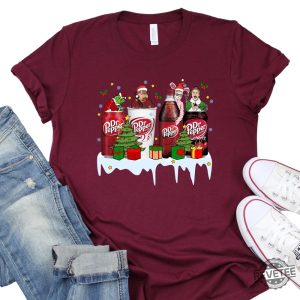 Dr Pepper Christmas Kevin Ralphie Elf Grinch Shirt Christmas Movie Shirt Christmas Home Alone Movie Shirt Xmas Characters Tee Hoodie Sweatshirt revetee 2