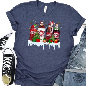 Dr Pepper Christmas Kevin Ralphie Elf Grinch Shirt Christmas Movie Shirt Christmas Home Alone Movie Shirt Xmas Characters Tee Hoodie Sweatshirt revetee 3