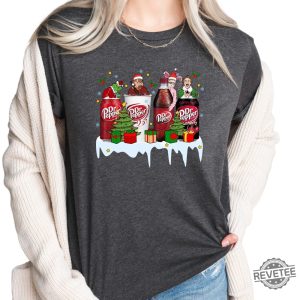 Dr Pepper Christmas Kevin Ralphie Elf Grinch Shirt Christmas Movie Shirt Christmas Home Alone Movie Shirt Xmas Characters Tee Hoodie Sweatshirt revetee 5