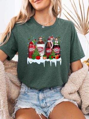 Dr Pepper Christmas Kevin Ralphie Elf Grinch Shirt Christmas Movie Shirt Christmas Home Alone Movie Shirt Xmas Characters Tee Hoodie Sweatshirt revetee 6