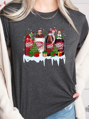 Dr Pepper Christmas Kevin Ralphie Elf Grinch Shirt Christmas Movie Shirt Christmas Home Alone Movie Shirt Xmas Characters Tee Hoodie Sweatshirt revetee 7