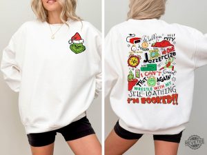 My Day Im Booked Grinch Sweatshirt Grinch Jazzercise Sweatshirt Merry Grinchmas Sweater Grinch Family Shirt Grinch Shirt Hoodie revetee 2