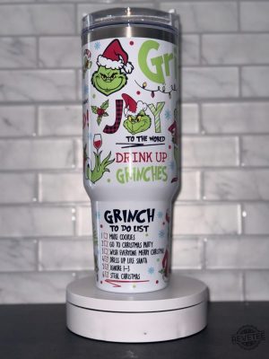 Grinch To Do List My Day Stanley Tumbler Christmas 40Oz Tumbler Grinch Stanley Cup Grinch Stanley Tumbler Grinch Tumbler Cup Grinch 40 Oz Tumbler revetee 2