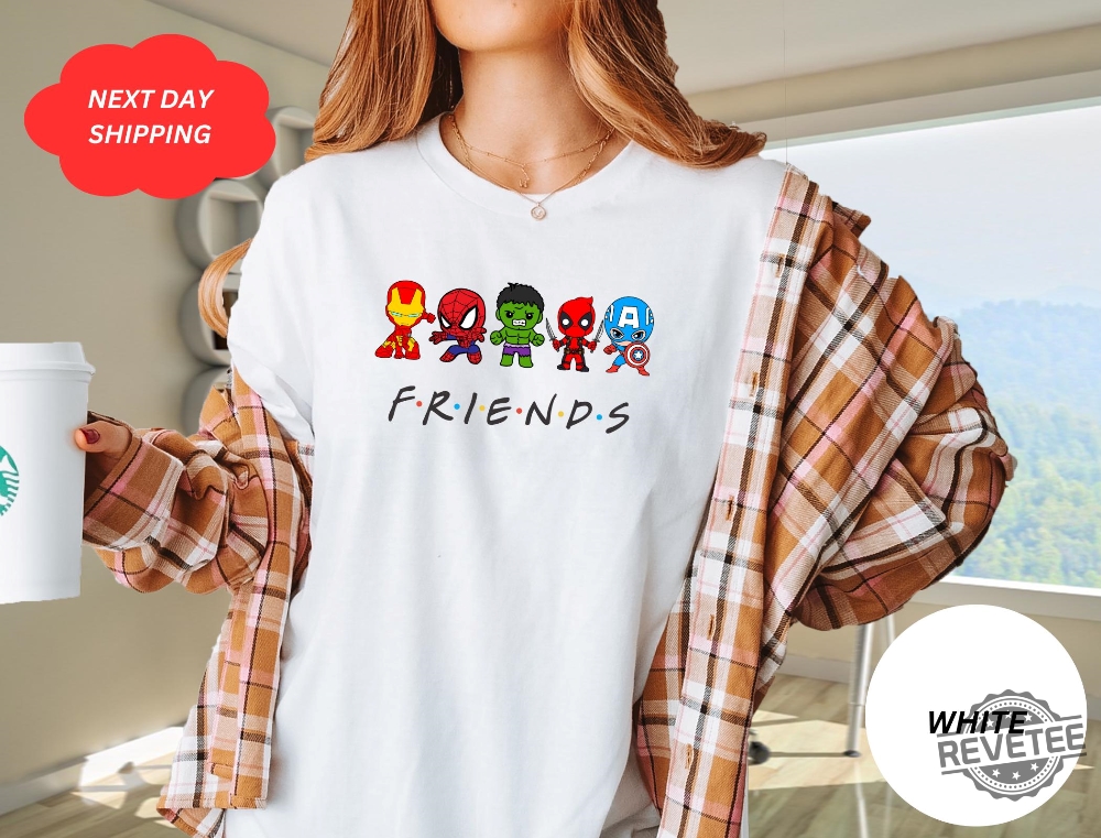 Superhero Friends Shirt Cute Avengers Shirts Marvel Avenger Shirt Superhero T Shirt Christmas Shirt Ironman Avengers Friends Shirt Superhero Shirt