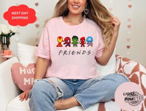 Superhero Friends Shirt Cute Avengers Shirts Marvel Avenger Shirt Superhero T Shirt Christmas Shirt Ironman Avengers Friends Shirt Superhero Shirt revetee 3