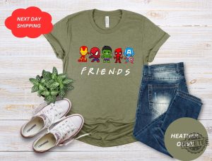 Superhero Friends Shirt Cute Avengers Shirts Marvel Avenger Shirt Superhero T Shirt Christmas Shirt Ironman Avengers Friends Shirt Superhero Shirt revetee 4