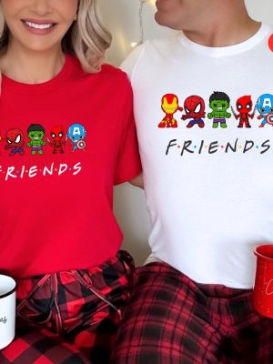 Superhero Friends Shirt Cute Avengers Shirts Marvel Avenger Shirt Superhero T Shirt Christmas Shirt Ironman Avengers Friends Shirt Superhero Shirt revetee 5