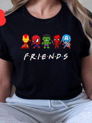 Superhero Friends Shirt Cute Avengers Shirts Marvel Avenger Shirt Superhero T Shirt Christmas Shirt Ironman Avengers Friends Shirt Superhero Shirt revetee 6