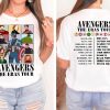 The Avengers The Eras Tour Shirt Disney Super Hero Shirt Avengers Heroes Shirt Disney Marvel Kids Shirt Disney Captain America Shirt Superhero Shirt revetee 1