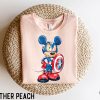 Avengers Mickey Shirt Superhero Mickey Shirt Captain America Mickey Shirt Superhero Mickey Tee Captain Mickey Shirt Superhero Shirt Hoodie Sweatshirt revetee 1