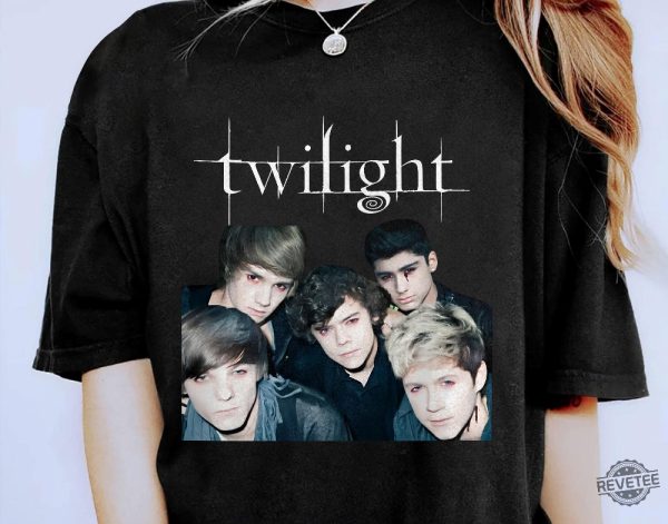 1D As Twilight Shirt The Twilight Saga Edward Cullen Shirt One Direction As Twilight Shirt One Direction Twilight Shirt Hoodie Sweatshirt revetee 1