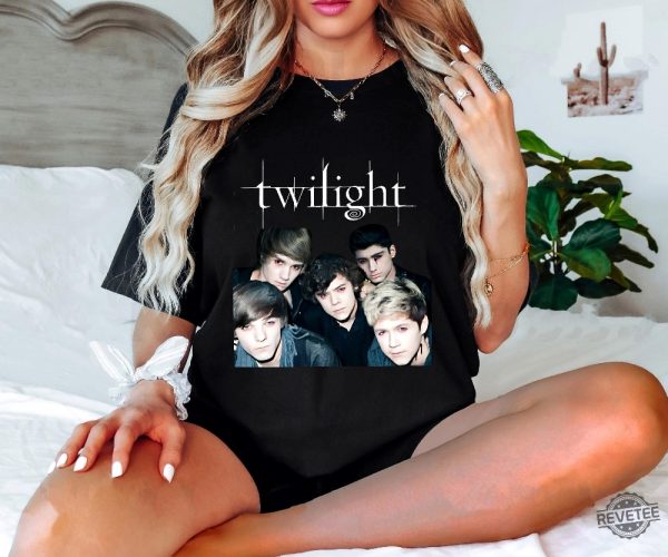 1D As Twilight Shirt The Twilight Saga Edward Cullen Shirt One Direction As Twilight Shirt One Direction Twilight Shirt Hoodie Sweatshirt revetee 2