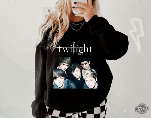 1D As Twilight Shirt The Twilight Saga Edward Cullen Shirt One Direction As Twilight Shirt One Direction Twilight Shirt Hoodie Sweatshirt revetee 4