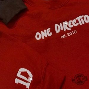 One Direction Embroidered Sweatshirt Christmas Embroidered Hoodie One Direction Embroidered Crewneck Shirt revetee 2